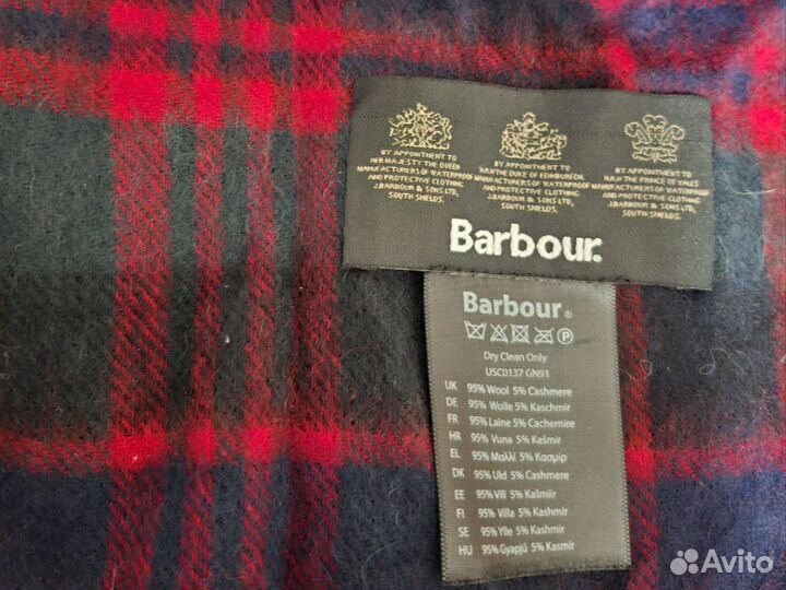 Шарф barbour tartan