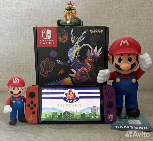 Nintendo Switch Oled Pokemon Прошитая с 42 играми