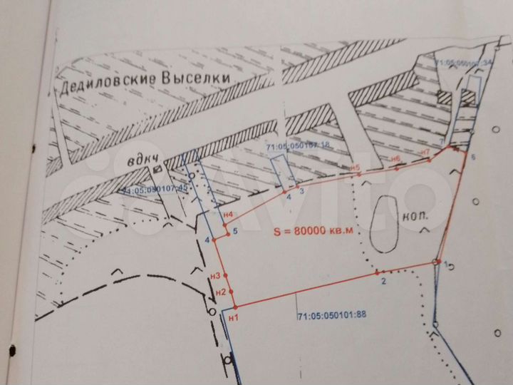 Участок 8 га (СНТ, ДНП)