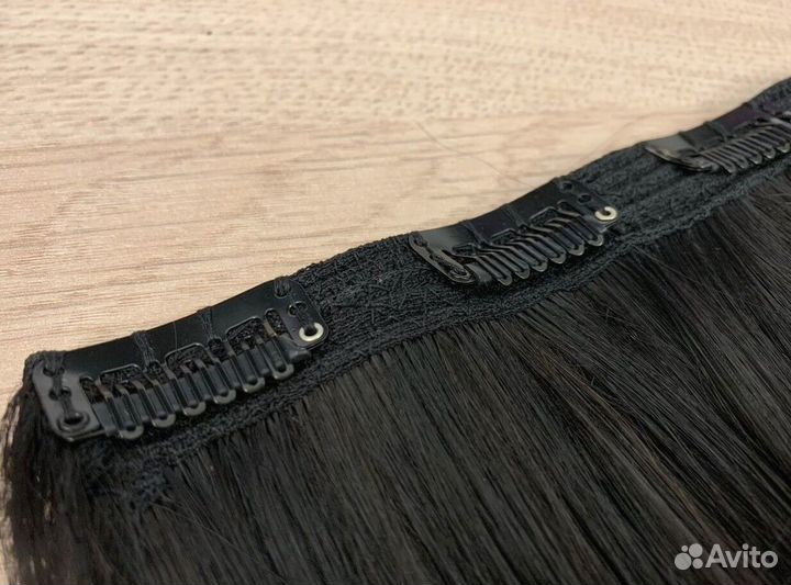 Натуральные волосы на заколках, на заказ