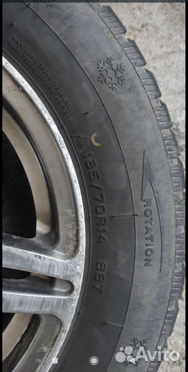 Литые диски r14 с резиной