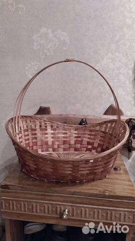 Корзина плетёная для лёгких предметов