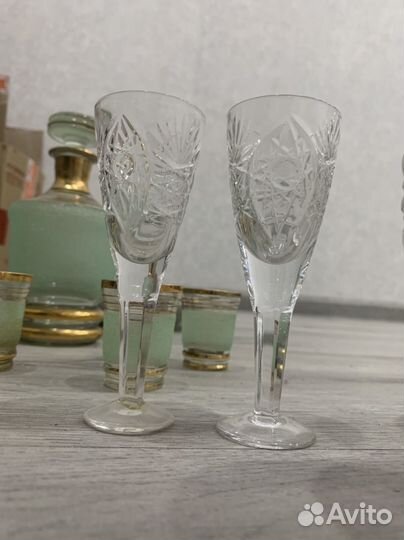 Рюмки хрустальные времен СССР