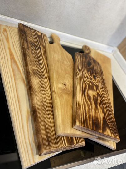 Доска сервировочная разделочная из дерева