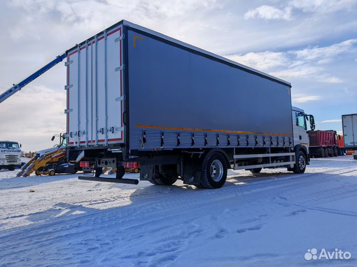 Тентованный грузовик 49 м³ ТТМ Центр на Howo T5G, 2024