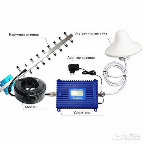 Комплект усиления GSM-сигнала Орбита RP112,900 мгц