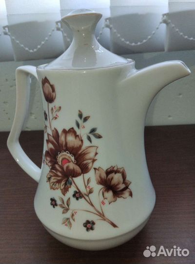 Чайник фарфор,jlmenau, ГДР
