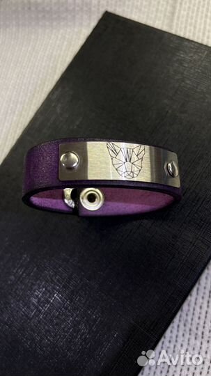 Браслет кожаный