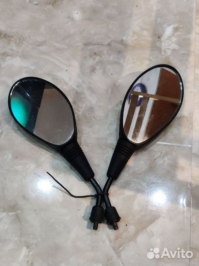 Два новых японских зеркала,скутер,мопед, мотоцикл