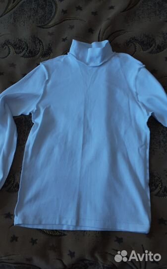 Водолазка детская белая