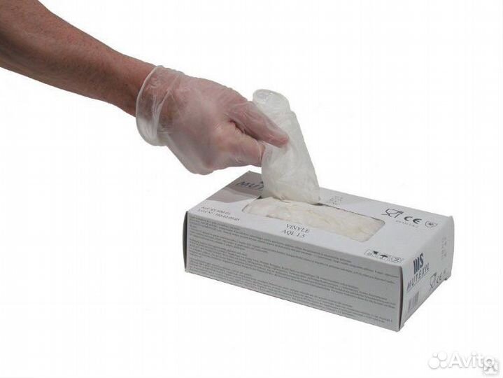 Перчатки одноразовые