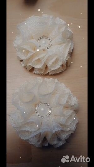 Банты для волос ручная работа