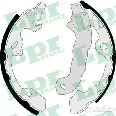 Колодки тормозные барабанные