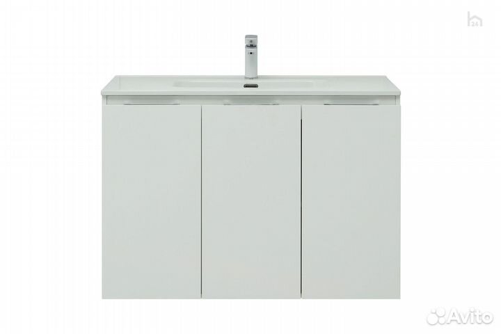 Тумба под раковину для ванной 100 (3 дверцы) Алвит