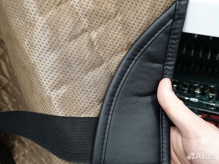 Накидки на сиденья чехол алькантара с боковинами