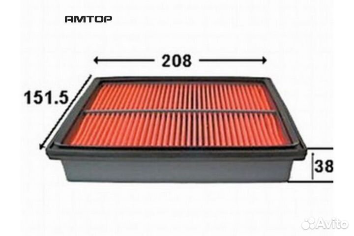 Azumi A27462 Фильтр воздушный Azumi A27462