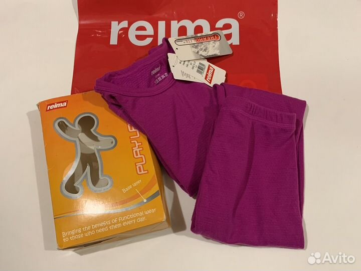 Reima термобелье комплекты для девочек роз