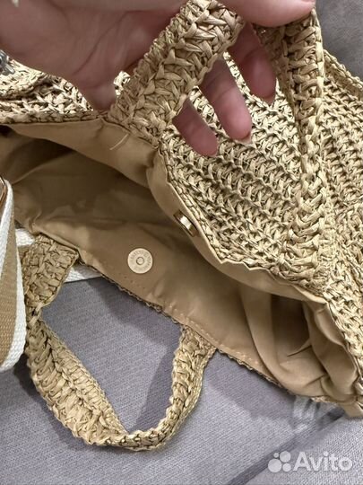 Сумка из соломки