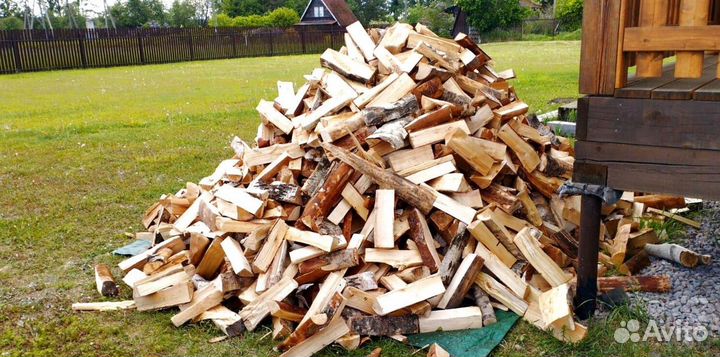 Дрова Березовые в наличии в Выборге