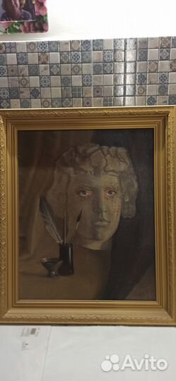Картина маслом на холсте в раме
