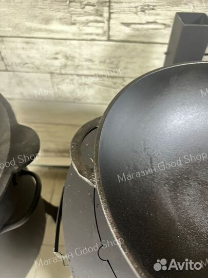 Сковорода биол чугунная WOK d30см