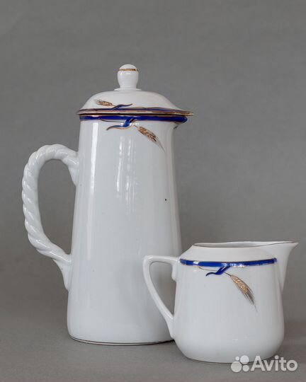 Кувшин Дулево Золотые колосья, 1930 г.г