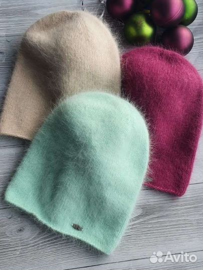 Шапка бини, ручная работа