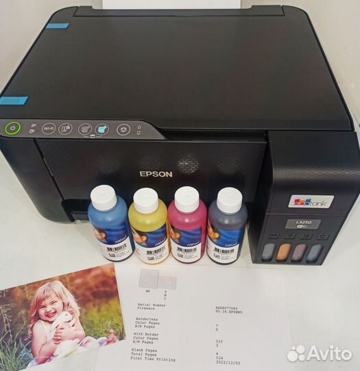 Мфу Epson L3250 на сублимации InkTec