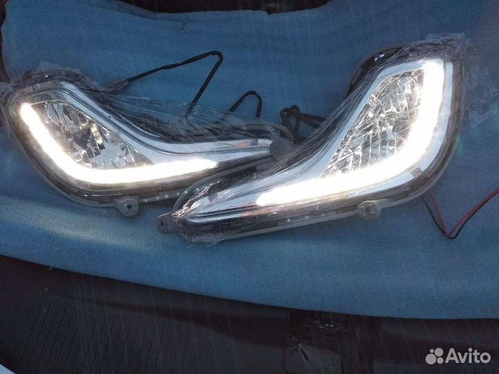 Противотуманные фары + огни ходовые(светодиодные)