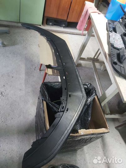 Защита спойлер бампера VW polo