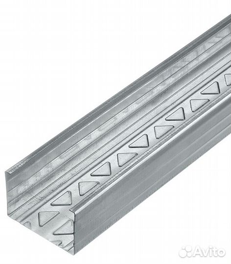 Профиль стоечный Кнауф 75х50 мм 3 м 0.60 мм