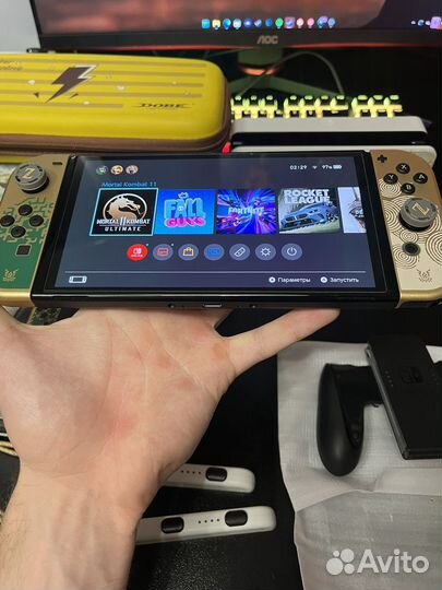 Nintendo switch oled zelda edition