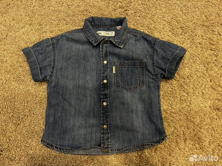 Рубашка zara для мальчика