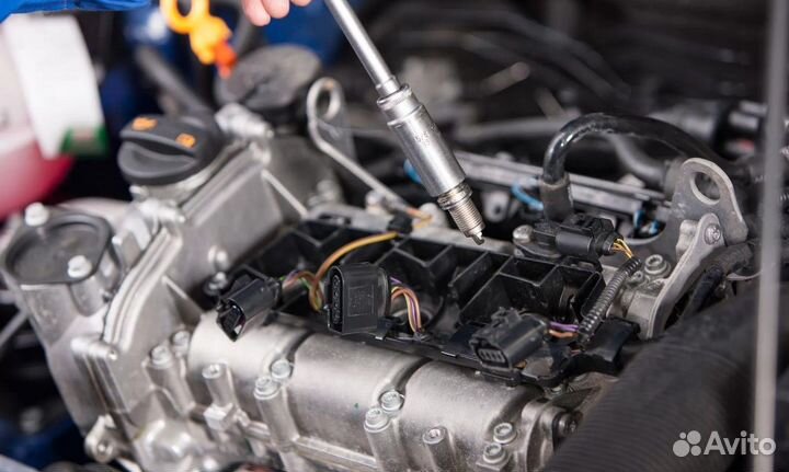 Замена бенз. двс Skoda Rapid 2012-2017