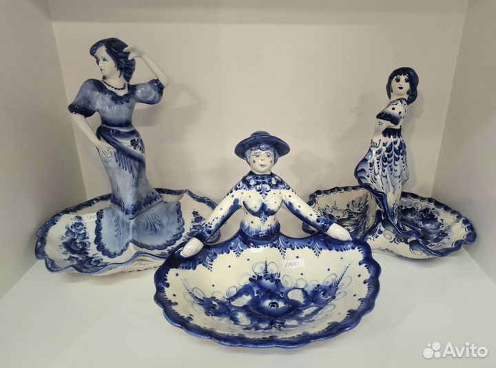 Менажница гжель