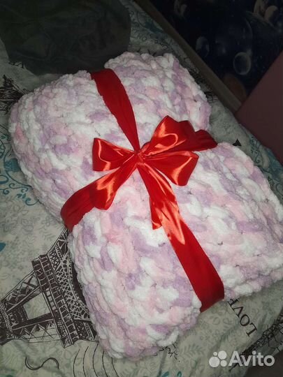 Плед из alize puffy