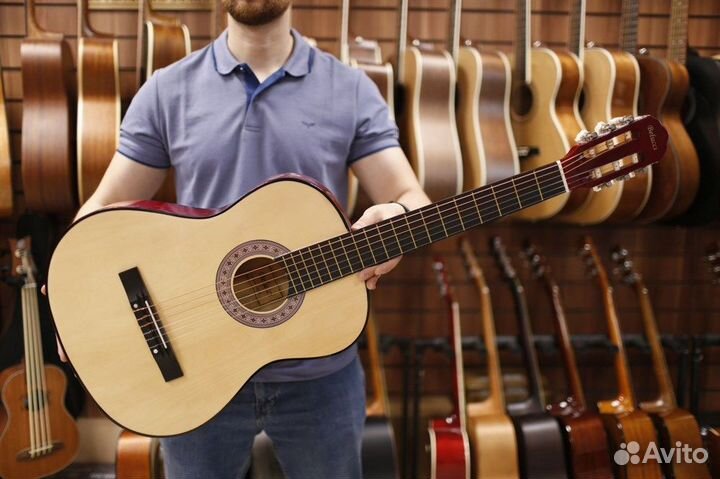 Классическая гитара для начинающих + Аксессуары