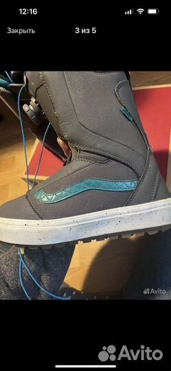 Ботинки для сноуборда vans encore og на boa