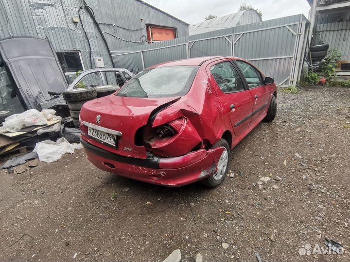 Peugeot 206 Седан 2009 Запчасти Б/У Авторазбор