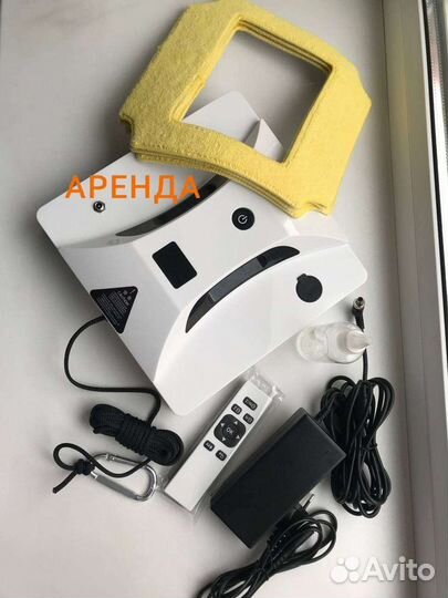 Квадратный робот мойщик окон с функцией распыления