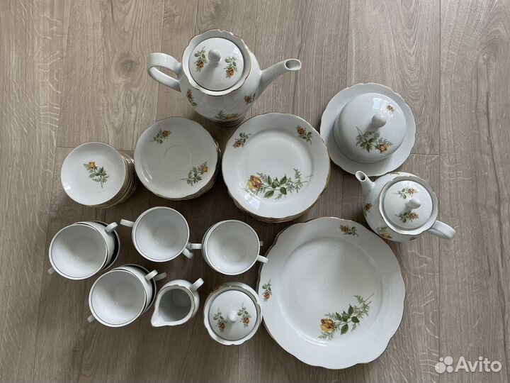 Чайный фарфоровый сервиз гдг kahla
