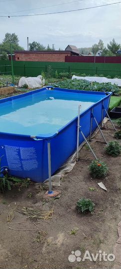Прямоугольный каркасный бассейн 400/211/76