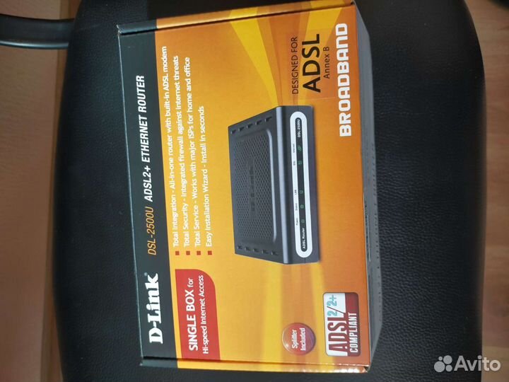 D-Link Модем/Роутер DSL-2500U (AnnexB)