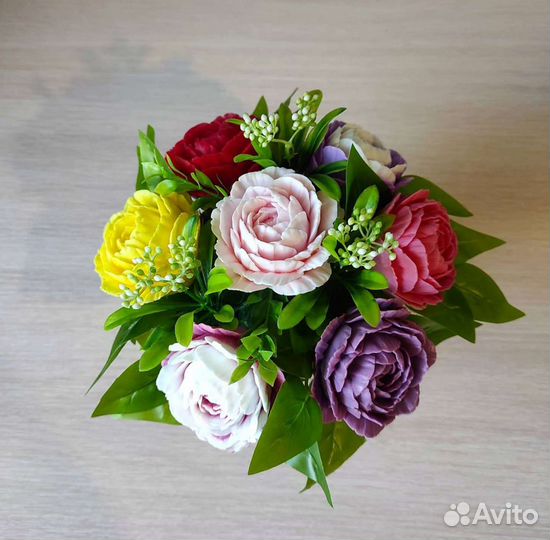 Мыльный букет (ручная работа)