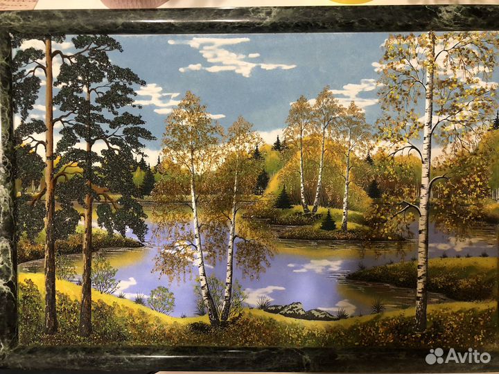 Картина малахитовая 66,5*44