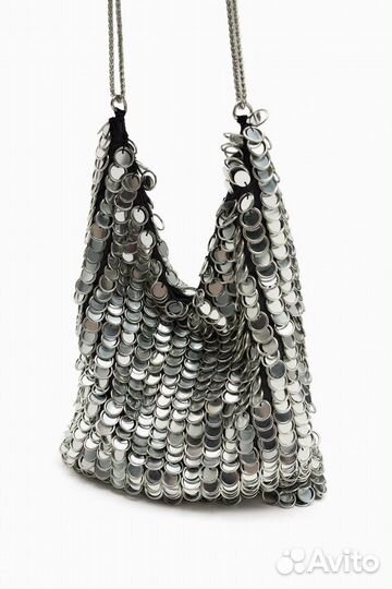Сумка Zara зеркальная