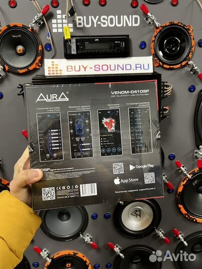 Процессорная магнитола aura venom-D41DSP (2023)
