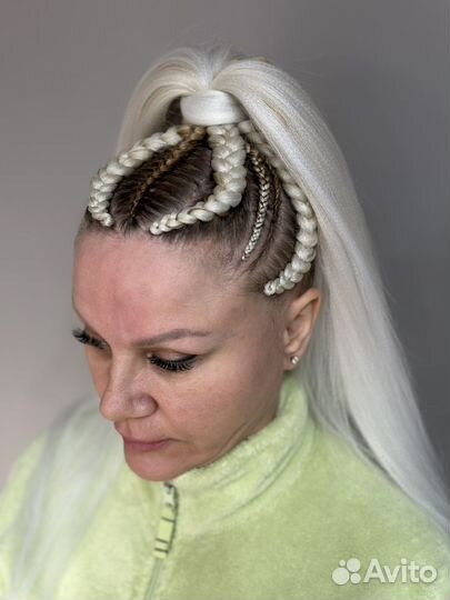 Афрокудри Наращивание волос Брейды Косы