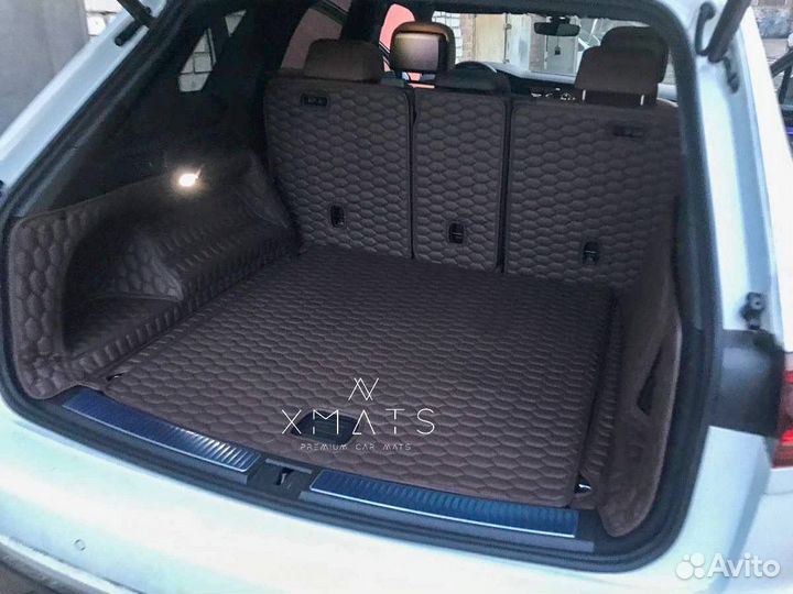 3D коврики из экокожи для Volkswagen Touareg 3