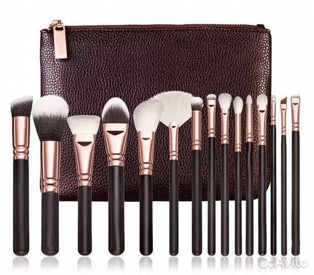 Набор кистей для макияжа 15 штук
